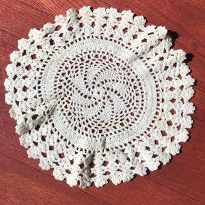 Vintage Macrame / Crochet Doily